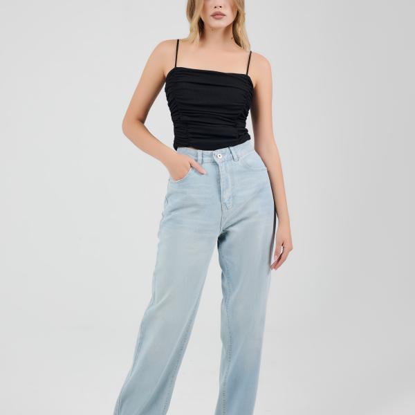 Classic-Straight Light Washed Denim