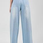 Wide-Loose Crystal Fade Light Blue Denim