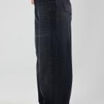 Long-Leg Washed Charcoal Black