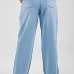 Long-Leg Light Blue Denim