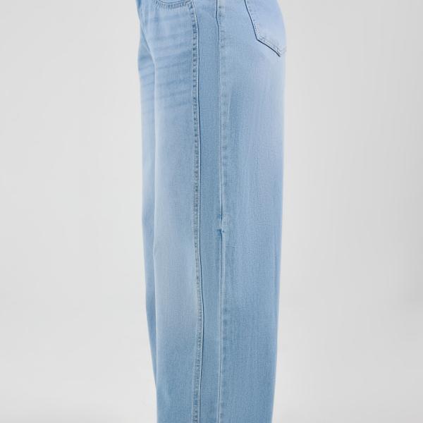 Long-Leg Light Blue Denim