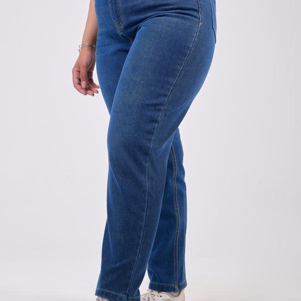 Mom-Fit Dark Blue Denim