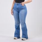 Flare Mid-Blue Denim