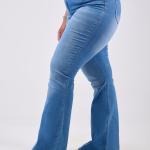 Flare Mid-Blue Denim