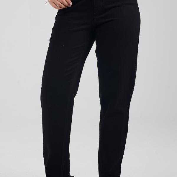 Mom-Fit Black Gabardine
