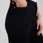 Mom-Fit Black Gabardine