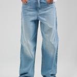 Long-Leg Light Washed Blue Denim