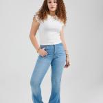 Flare Mid-Blue Denim