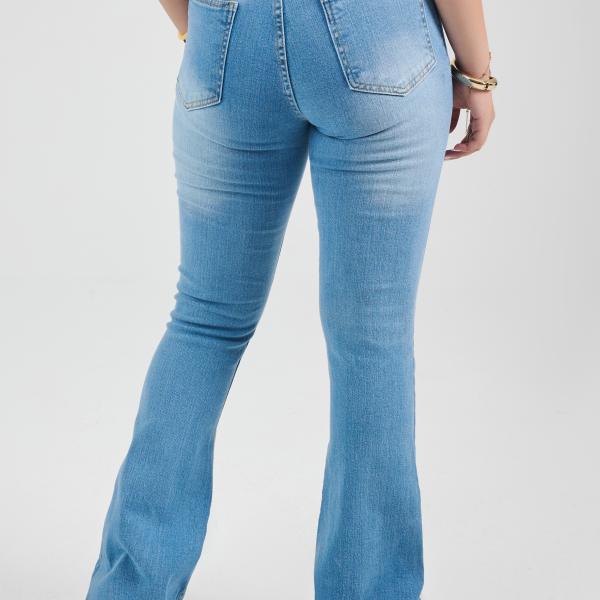 Flare Mid-Blue Denim