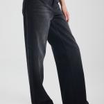 Classic-Straight Charcoal Black Denim