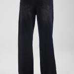 Classic-Straight Charcoal Black Denim