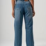 Wide-Leg Dark Rush Ripped Denim