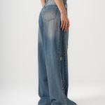 Wide-Loose Dirty Blue Denim