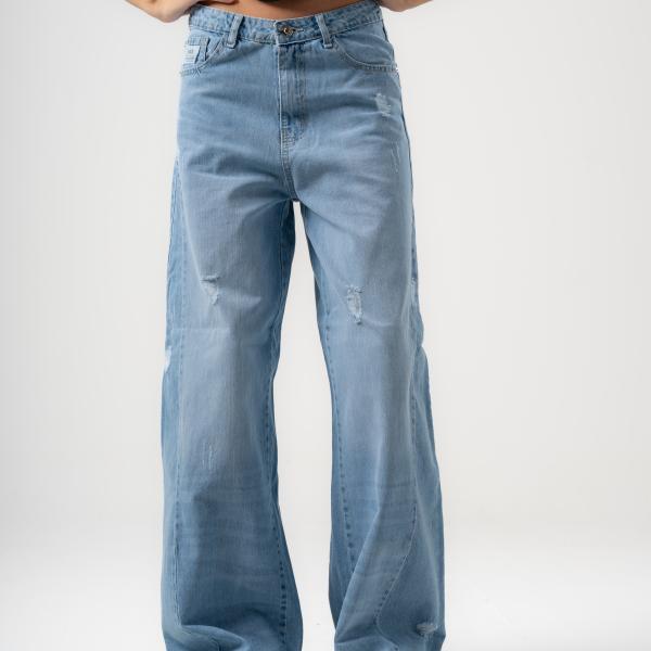 Wide-Loose Light Denim
