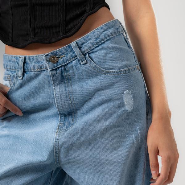 Wide-Loose Light Denim