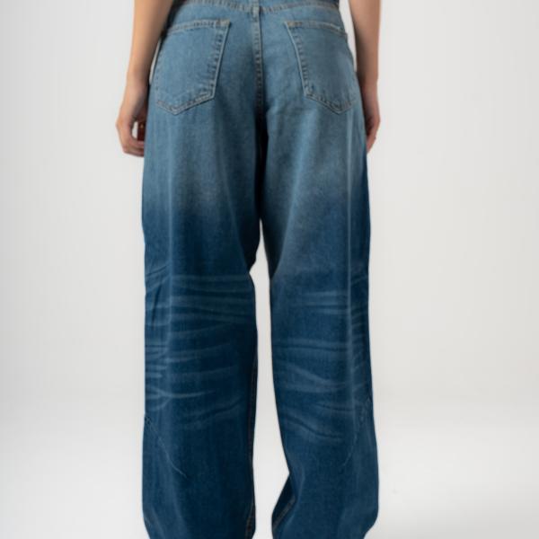 Baggy-Fit Faded Dark Blue