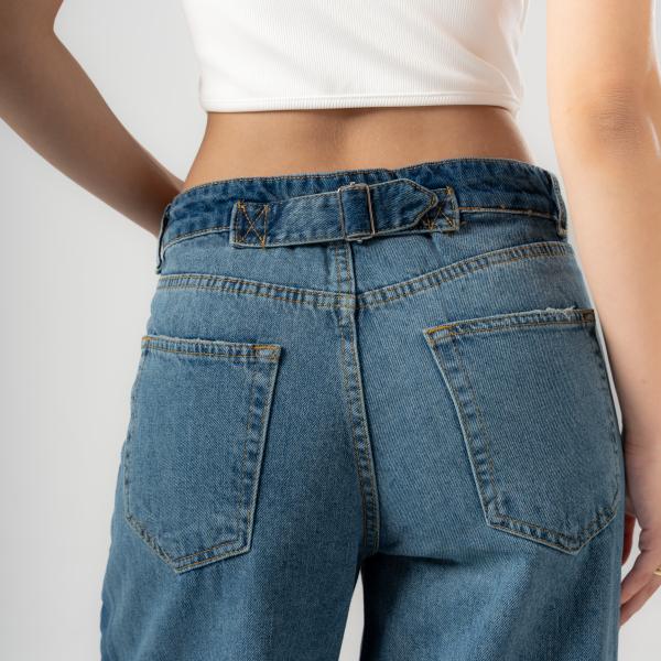 Baggy-Fit Faded Dark Blue