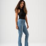 Boot-Cut Light Blue Denim