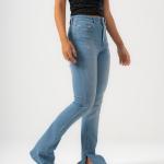 Boot-Cut Light Blue Denim