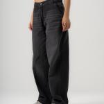 Baggy-Fit Charcoal Black Denim