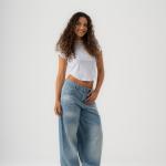 Baggy-Fit Faded Light Blue