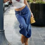 Wide-Leg Dark Double Crisp Denim