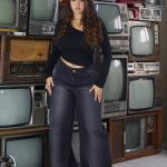 Wide-Loose Charcoal Denim