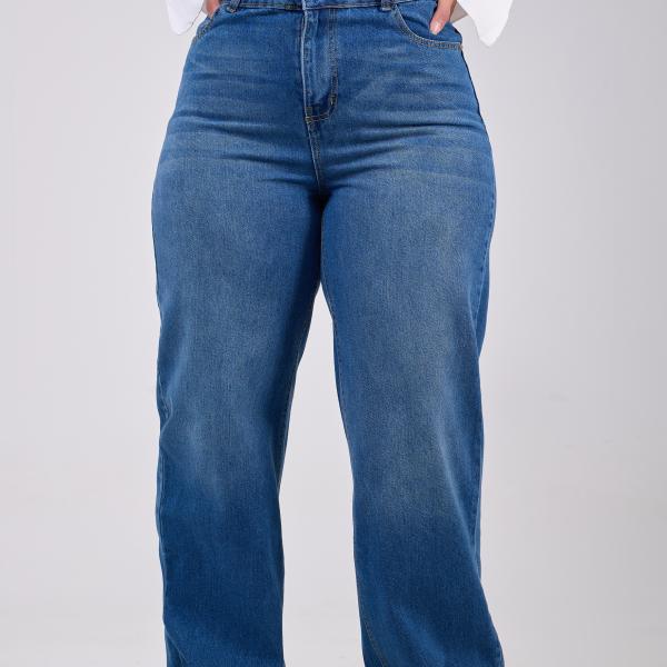 Wide-Leg Dark Blue